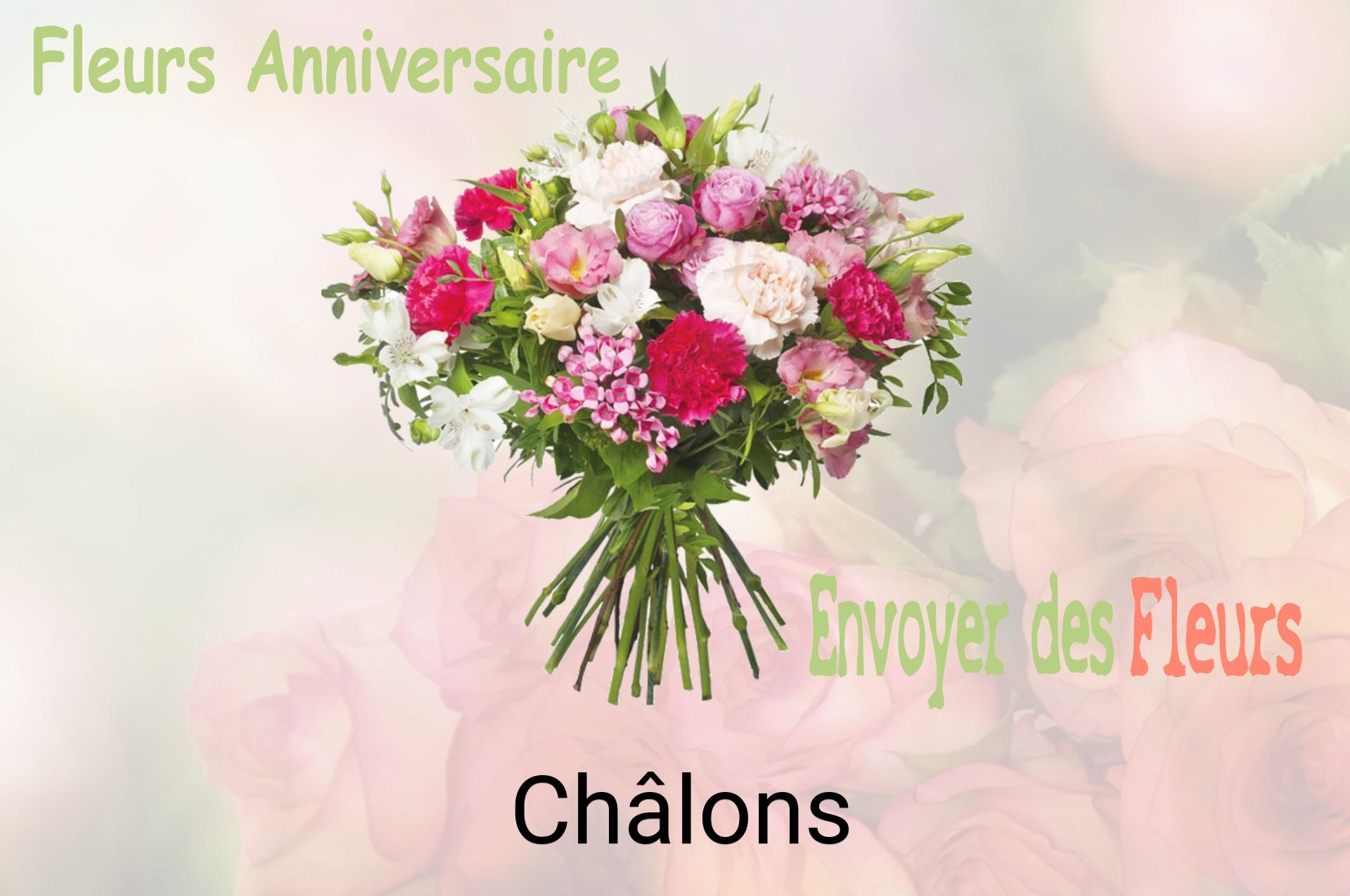 Bouquet de fleurs d’anniversaire livré à Châlons